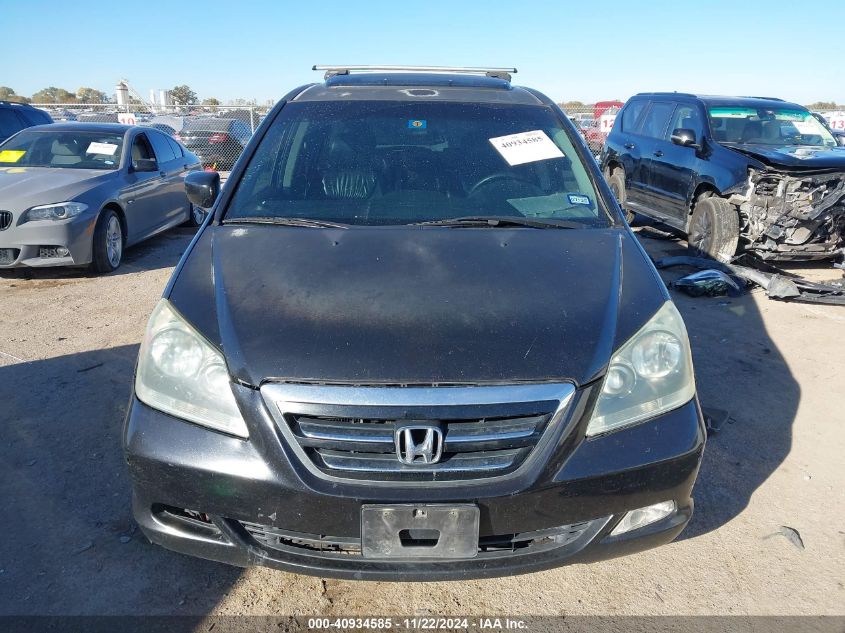 2006 Honda Odyssey Touring VIN: 5FNRL38886B012465 Lot: 40934585