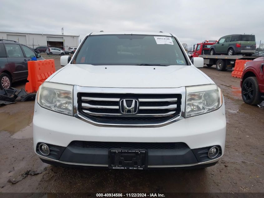 2013 Honda Pilot Ex-L VIN: 5FNYF4H52DB004566 Lot: 40934586