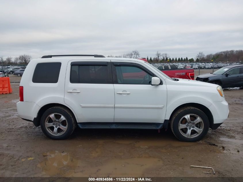 2013 Honda Pilot Ex-L VIN: 5FNYF4H52DB004566 Lot: 40934586