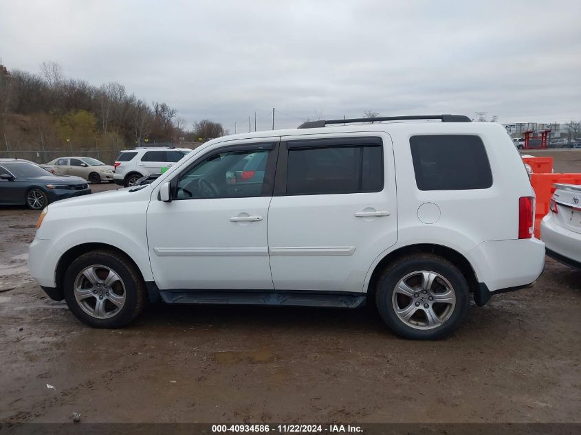 2013 Honda Pilot Ex-L VIN: 5FNYF4H52DB004566 Lot: 40934586