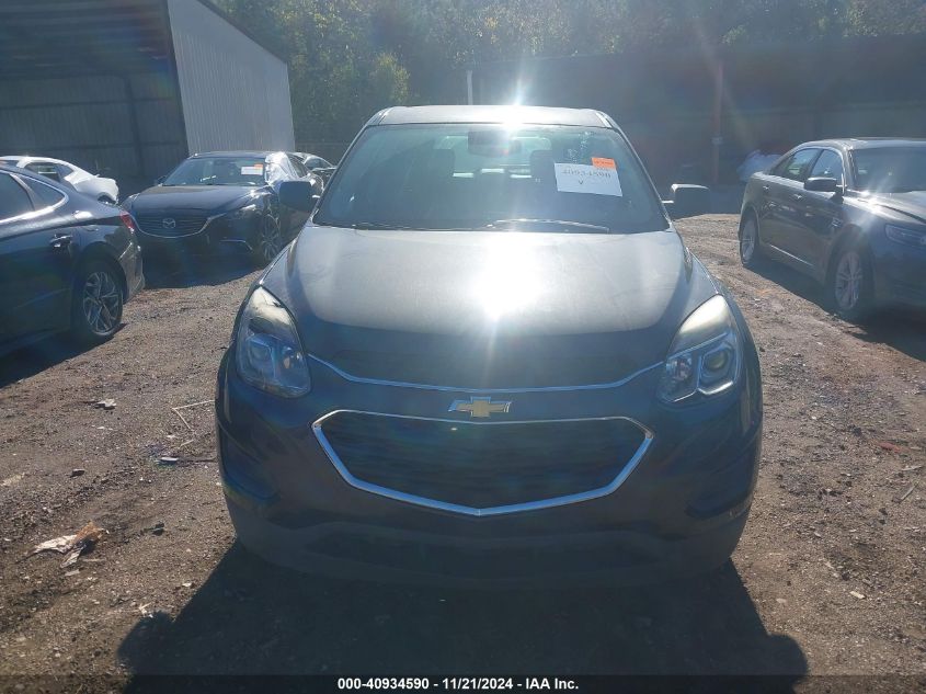 2016 Chevrolet Equinox Ls VIN: 1GNALBEK5GZ105096 Lot: 40934590