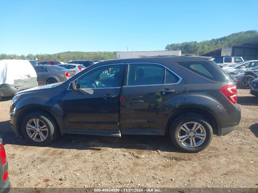 2016 Chevrolet Equinox Ls VIN: 1GNALBEK5GZ105096 Lot: 40934590