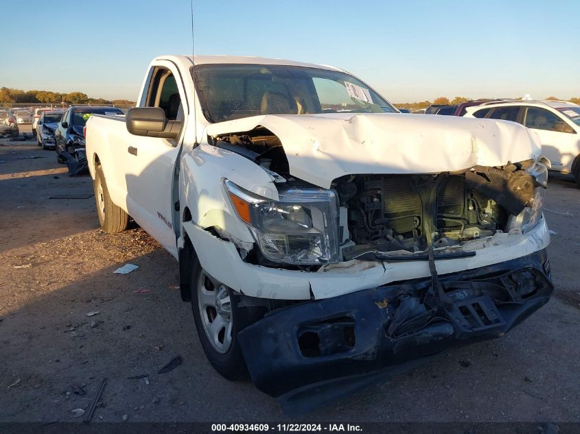 VIN 1N6AA1R70HN574309 2017 Nissan Titan, S no.1