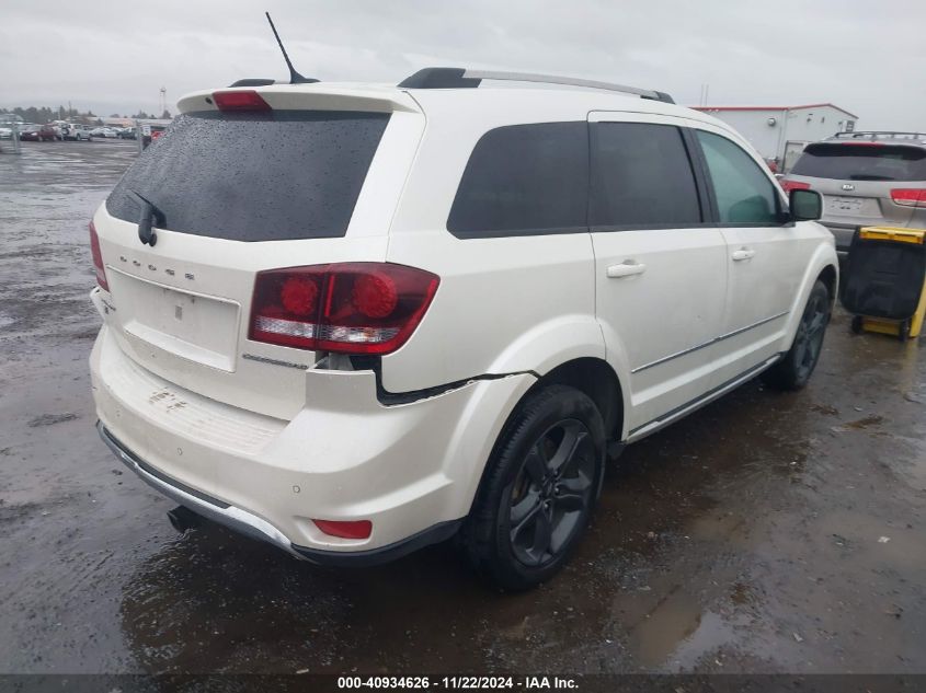 2018 Dodge Journey Crossroad Awd VIN: 3C4PDDGG1JT252129 Lot: 40934626