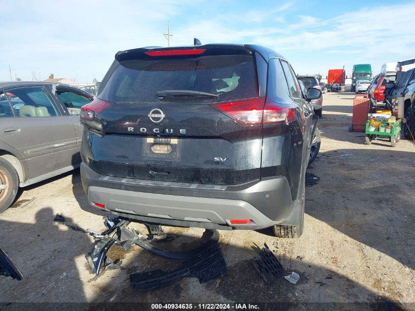 2023 Nissan Rogue Sv Fwd VIN: JN8BT3BA5PW004130 Lot: 40934635