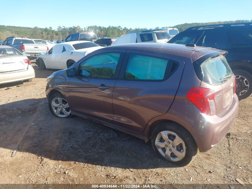 2020 Chevrolet Spark Fwd Ls Automatic VIN: KL8CB6SA4LC445000 Lot: 40934644