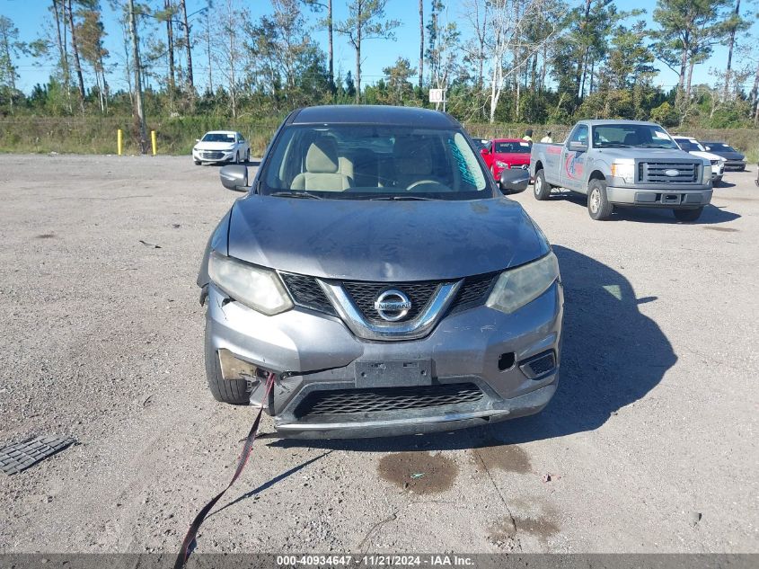 2015 Nissan Rogue S VIN: KNMAT2MT5FP533232 Lot: 40934647