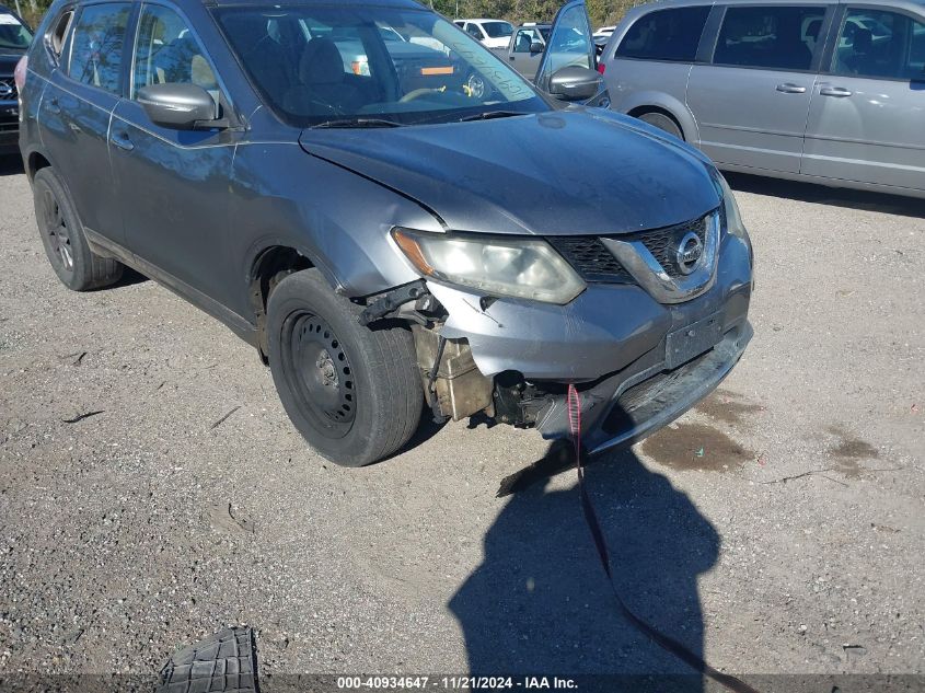 2015 Nissan Rogue S VIN: KNMAT2MT5FP533232 Lot: 40934647