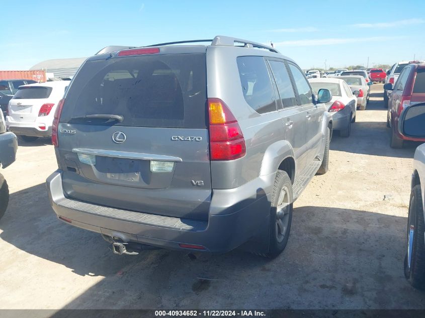 2003 Lexus Gx 470 VIN: JTJBT20X730019591 Lot: 40934652