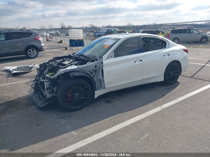 VIN JN1FV7AR3KM800839 2019 INFINITI Q50 no.2