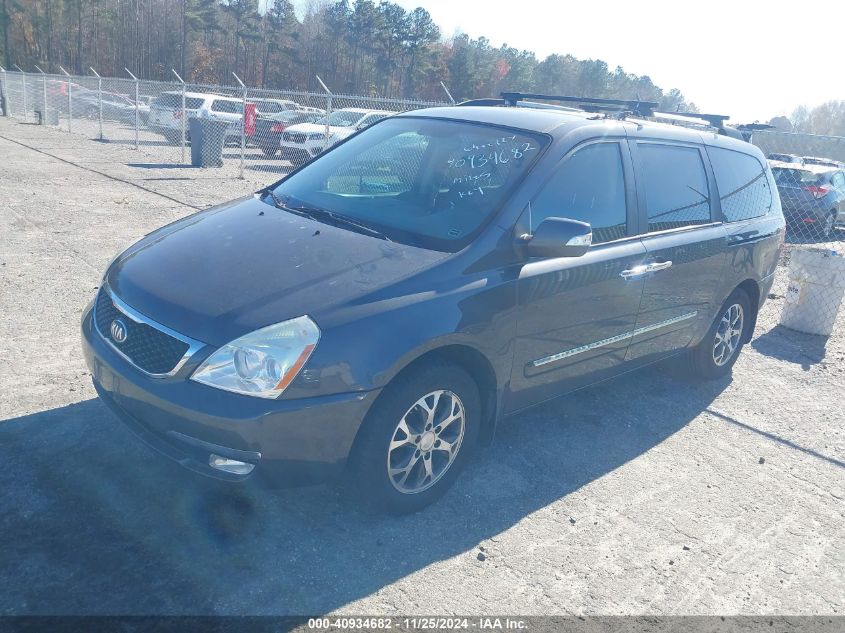 VIN KNDMH4C77E6570821 2014 KIA SEDONA no.2