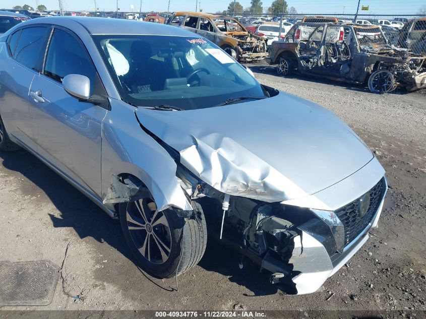 2020 Nissan Sentra Sv Xtronic Cvt VIN: 3N1AB8CV5LY252053 Lot: 40934776