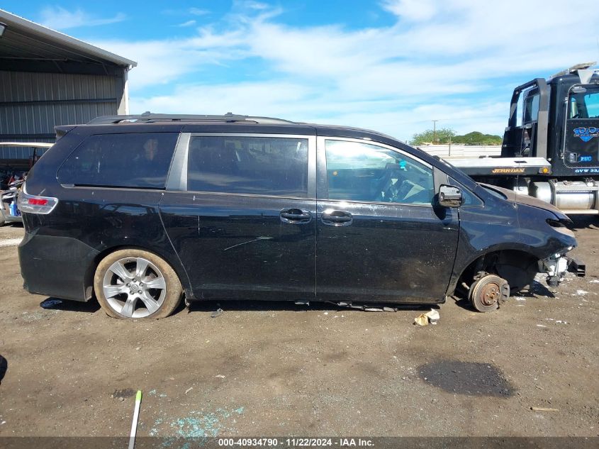 2012 Toyota Sienna Sport VIN: 5TDXK3DC0CS250936 Lot: 40934790