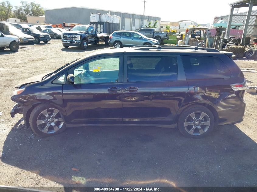 2012 Toyota Sienna Sport VIN: 5TDXK3DC0CS250936 Lot: 40934790