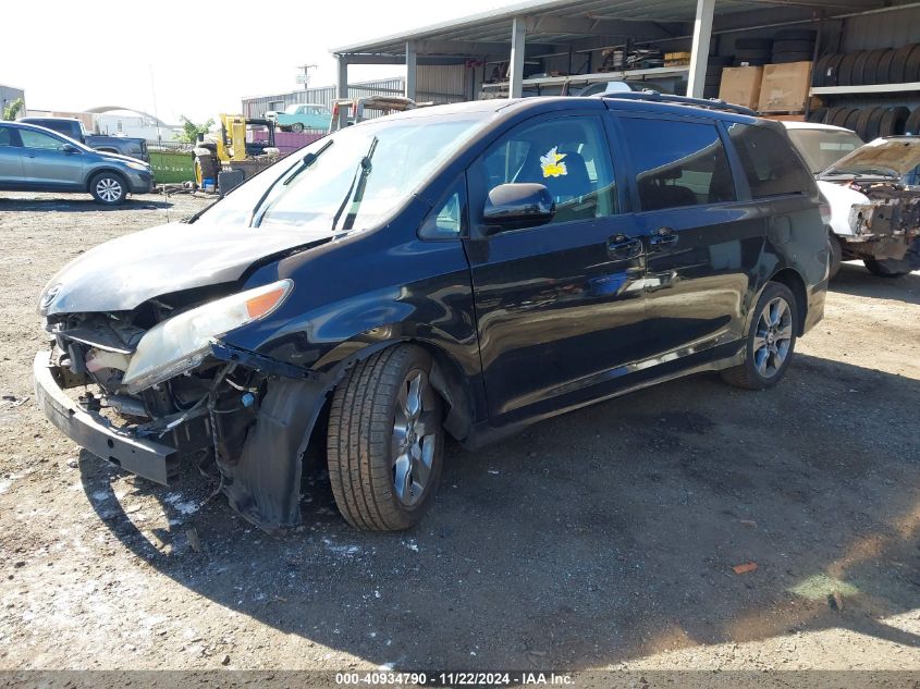 2012 Toyota Sienna Sport VIN: 5TDXK3DC0CS250936 Lot: 40934790