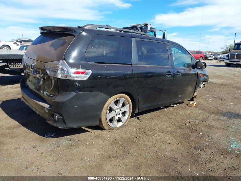 2012 Toyota Sienna Sport VIN: 5TDXK3DC0CS250936 Lot: 40934790