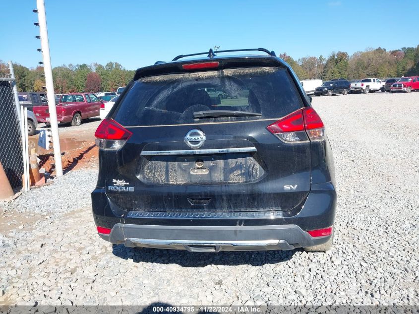 2017 Nissan Rogue Sv VIN: 5N1AT2MT5HC834850 Lot: 40934795