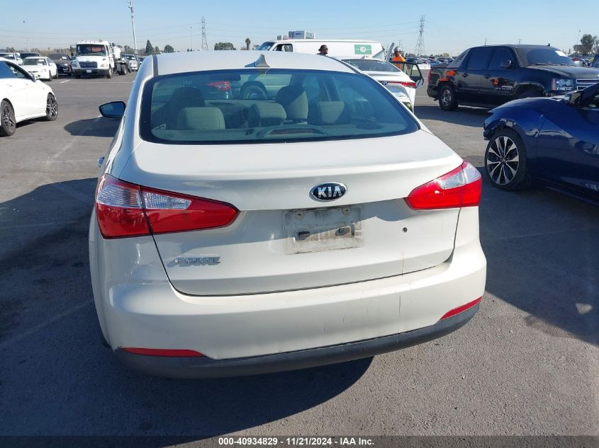 2015 Kia Forte Lx VIN: KNAFK4A68F5392667 Lot: 40934829