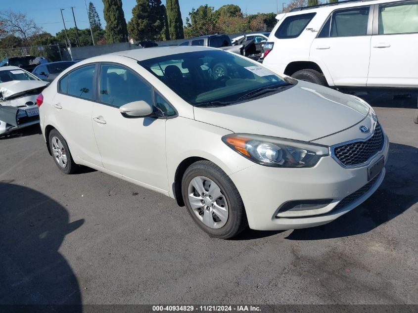 2015 Kia Forte Lx VIN: KNAFK4A68F5392667 Lot: 40934829