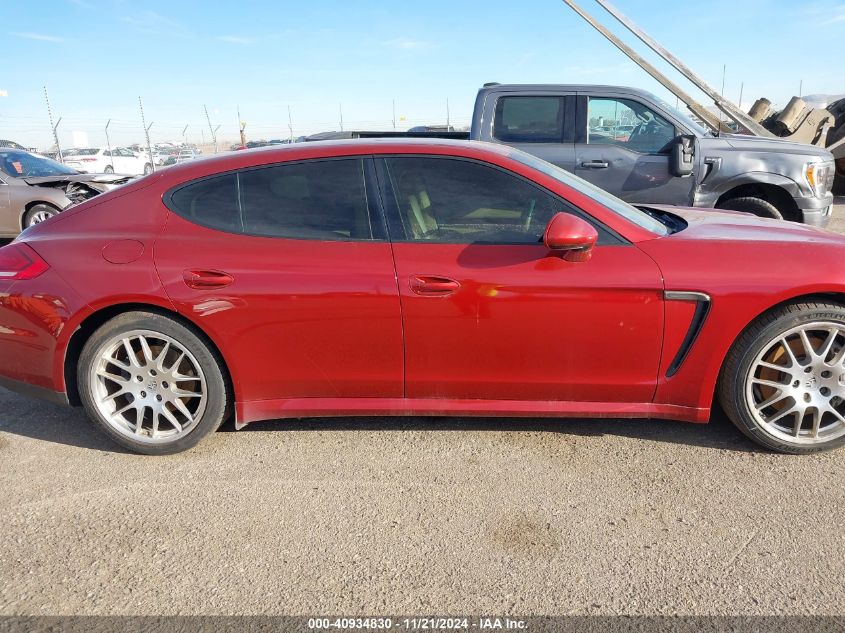 2014 Porsche Panamera 4 VIN: WP0AA2A71EL005299 Lot: 40934830