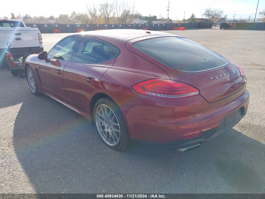 2014 Porsche Panamera 4 VIN: WP0AA2A71EL005299 Lot: 40934830