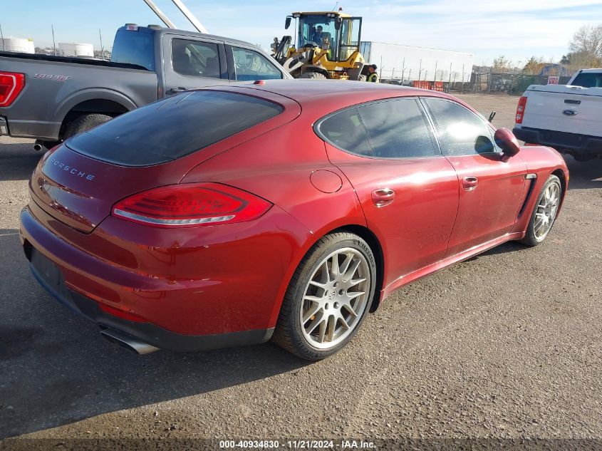 2014 Porsche Panamera 4 VIN: WP0AA2A71EL005299 Lot: 40934830