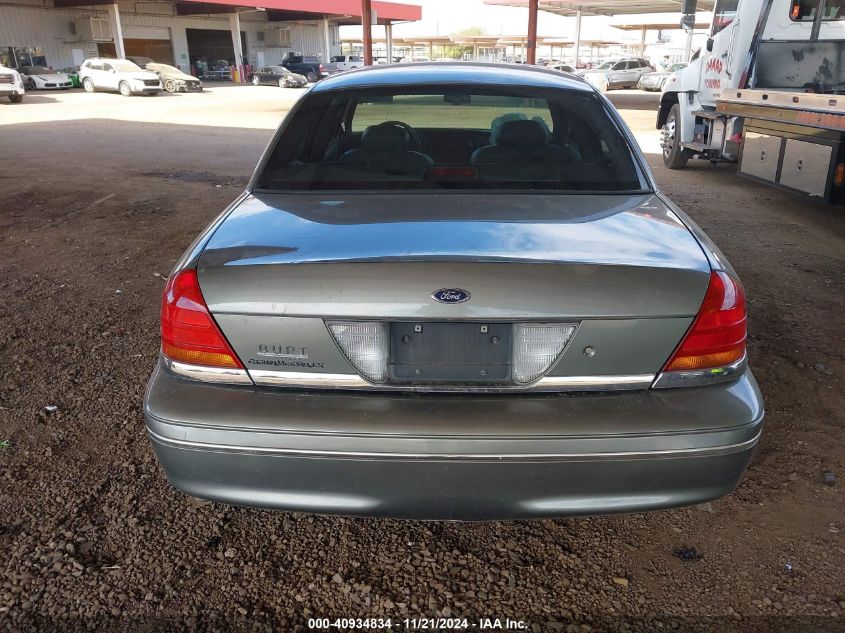 1999 Ford Crown Victoria Lx VIN: 2FAFP74W9XX233325 Lot: 40934834