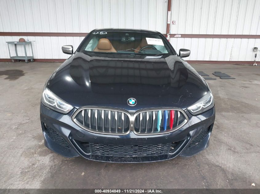 2019 BMW M850I xDrive VIN: WBABC4C57KBU96191 Lot: 40934849