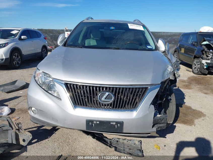 2011 Lexus Rx 350 VIN: JTJZK1BA7B2005312 Lot: 40934856