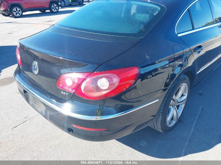 2012 Volkswagen Cc Sport VIN: WVWMN7AN1CE511553 Lot: 40934877