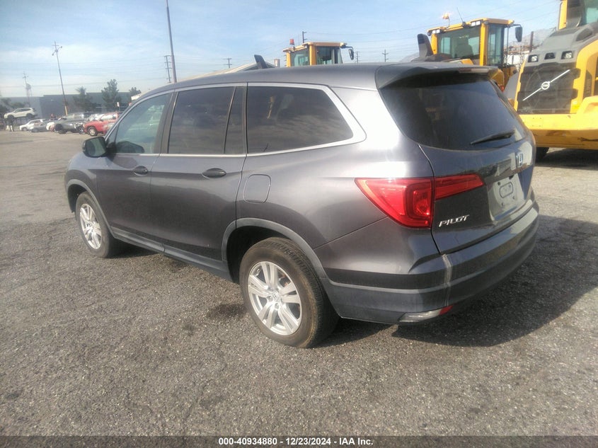 Vin: 5fnyf5h15hb014856, lot: 41424635, honda pilot lx 20173