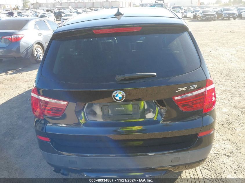 2013 BMW X3 xDrive28I VIN: 5UXWX9C51D0D02437 Lot: 40934887