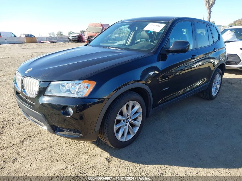 2013 BMW X3 xDrive28I VIN: 5UXWX9C51D0D02437 Lot: 40934887