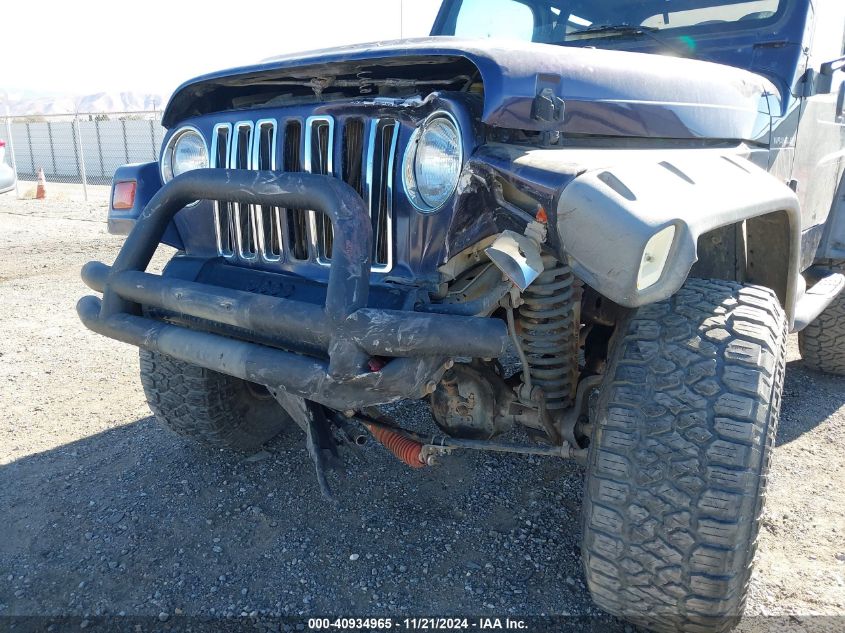 1999 Jeep Wrangler Se VIN: 1J4FY29P3XP451692 Lot: 40934965