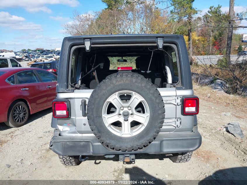 2018 Jeep Wrangler Unlimited Sport S 4X4 VIN: 1C4HJXDNXJW324957 Lot: 40934979