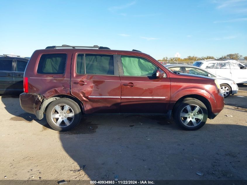 2013 Honda Pilot Touring VIN: 5FNYF3H97DB024602 Lot: 40934983