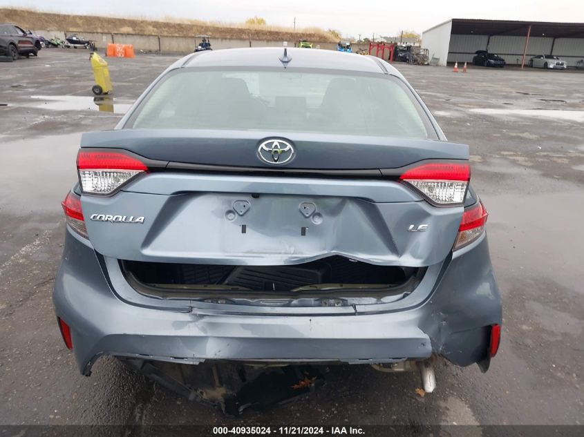 VIN 5YFEPMAE6NP279874 2022 TOYOTA COROLLA LE