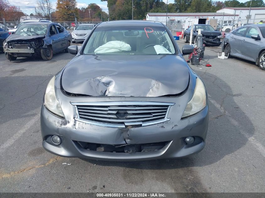 2012 Infiniti G37 Journey VIN: JN1CV6AP8CM622424 Lot: 40935031