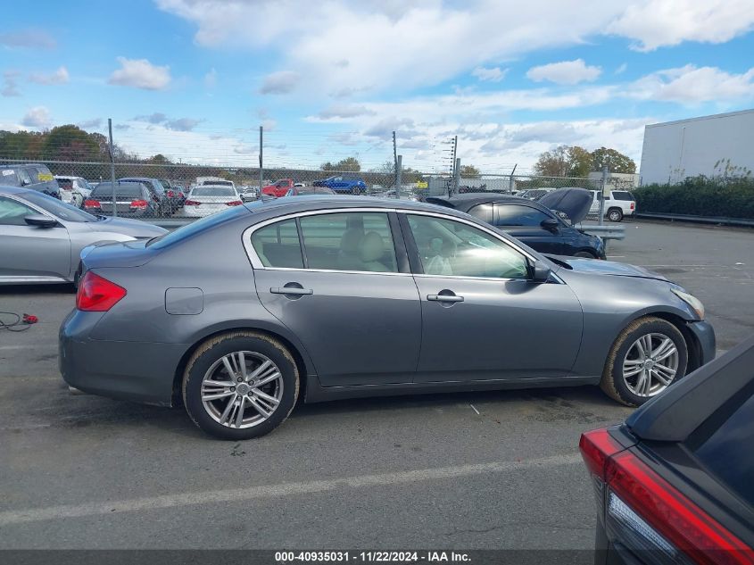 2012 Infiniti G37 Journey VIN: JN1CV6AP8CM622424 Lot: 40935031