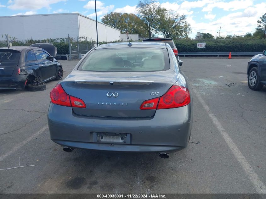 2012 Infiniti G37 Journey VIN: JN1CV6AP8CM622424 Lot: 40935031