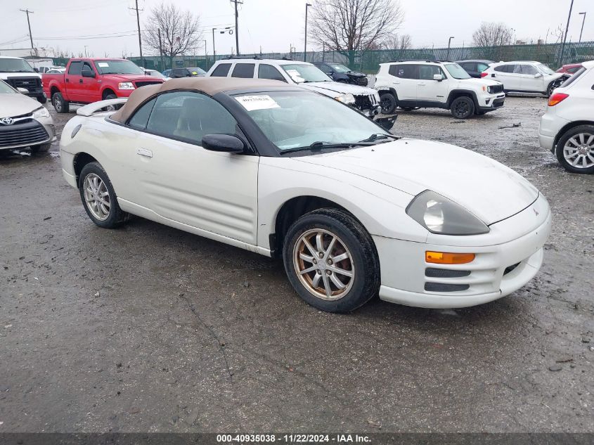 2001 Mitsubishi Eclipse Spyder Gs VIN: 4A3AE45G51E221565 Lot: 40935038