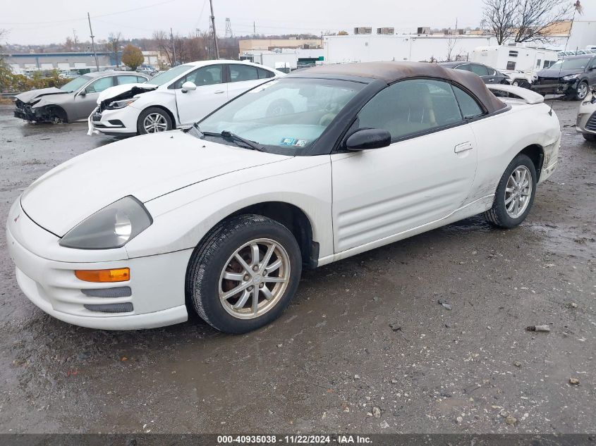 2001 Mitsubishi Eclipse Spyder Gs VIN: 4A3AE45G51E221565 Lot: 40935038