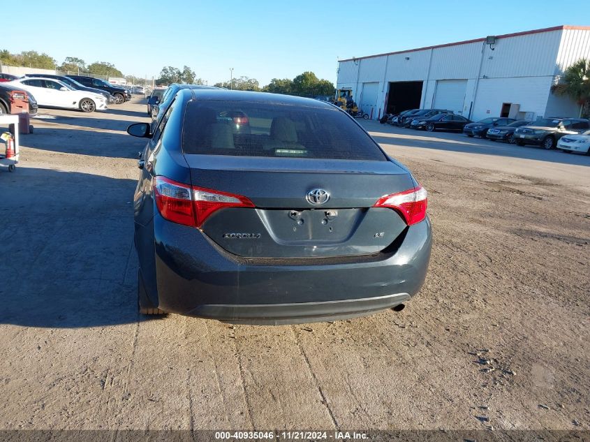 2016 Toyota Corolla Le VIN: 5YFBURHE5GP558895 Lot: 40924077