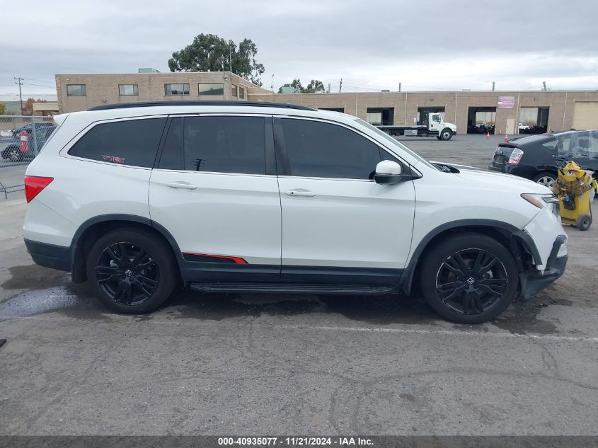 2021 Honda Pilot 2Wd Special Edition VIN: 5FNYF5H27MB016028 Lot: 40935077