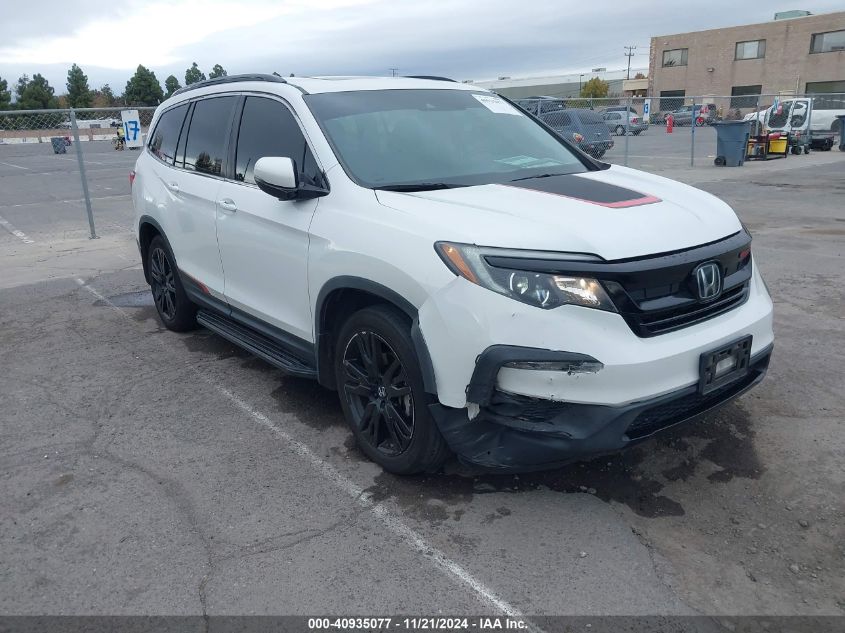 2021 Honda Pilot 2Wd Special Edition VIN: 5FNYF5H27MB016028 Lot: 40935077