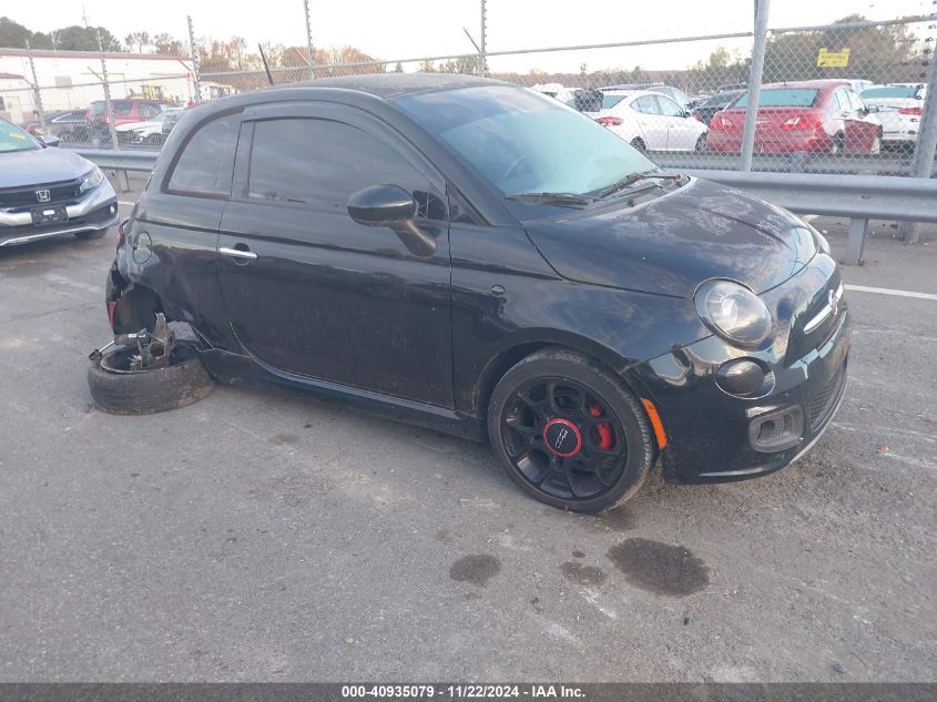 2015 Fiat 500 Sport VIN: 3C3CFFBR2FT652306 Lot: 40935079