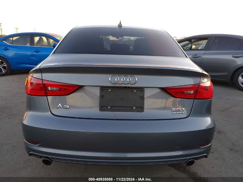 2016 Audi A3 2.0T Premium VIN: WAUB8GFF2G1042662 Lot: 40935088