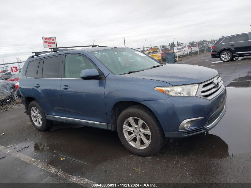 2013 Toyota Highlander Se V6 VIN: 5TDBK3EH3DS245655 Lot: 40935091