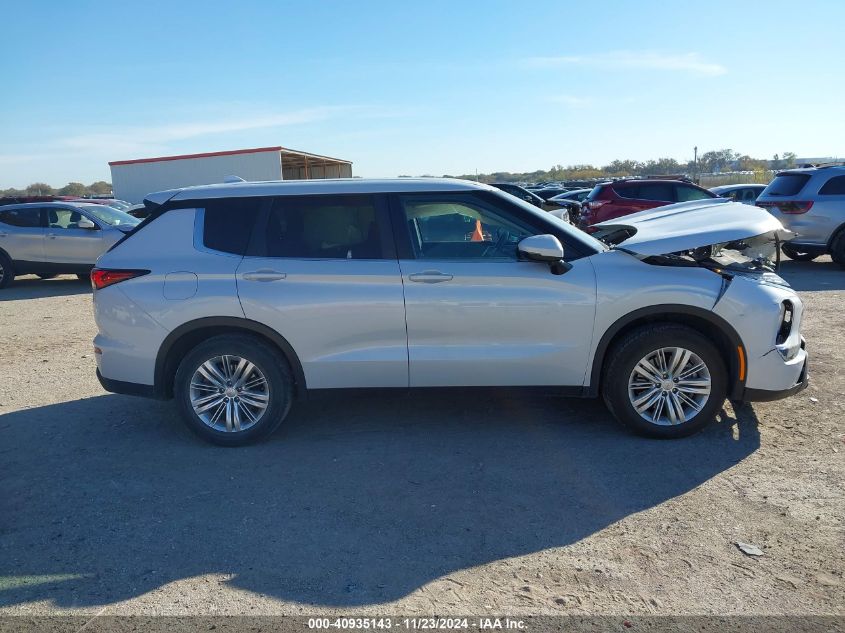 2022 Mitsubishi Outlander Es 2.5 2Wd VIN: JA4J3TA8XNZ015250 Lot: 40935143