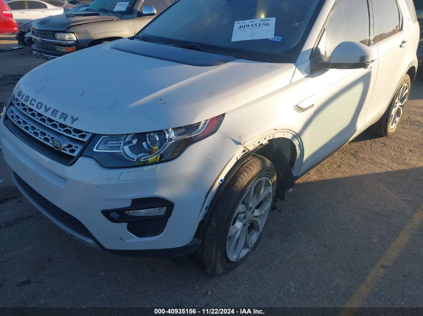 2019 Land Rover Discovery Sport Hse/Landmark Edition VIN: SALCR2FX1KH802038 Lot: 40935156